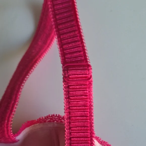 2 Fantasie Mae Hot Pink & Ivory Lace Underwire Bras - 30H US *Valentine's Sexy - Picture 13 of 16